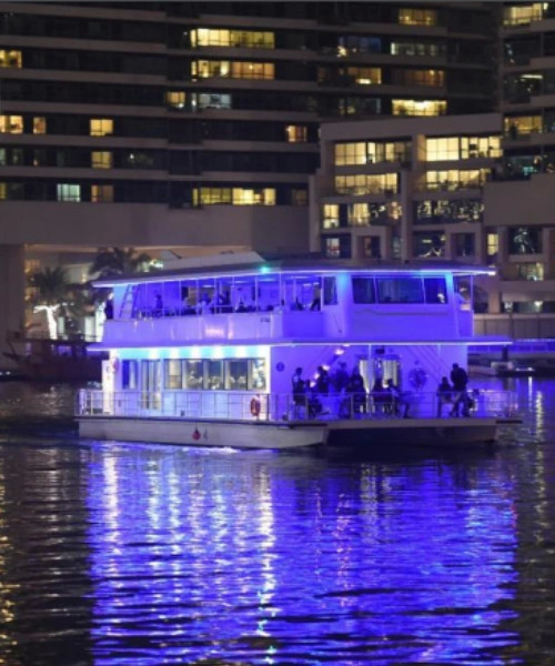 Dubai Marina Catamaran Cruise with Dinner