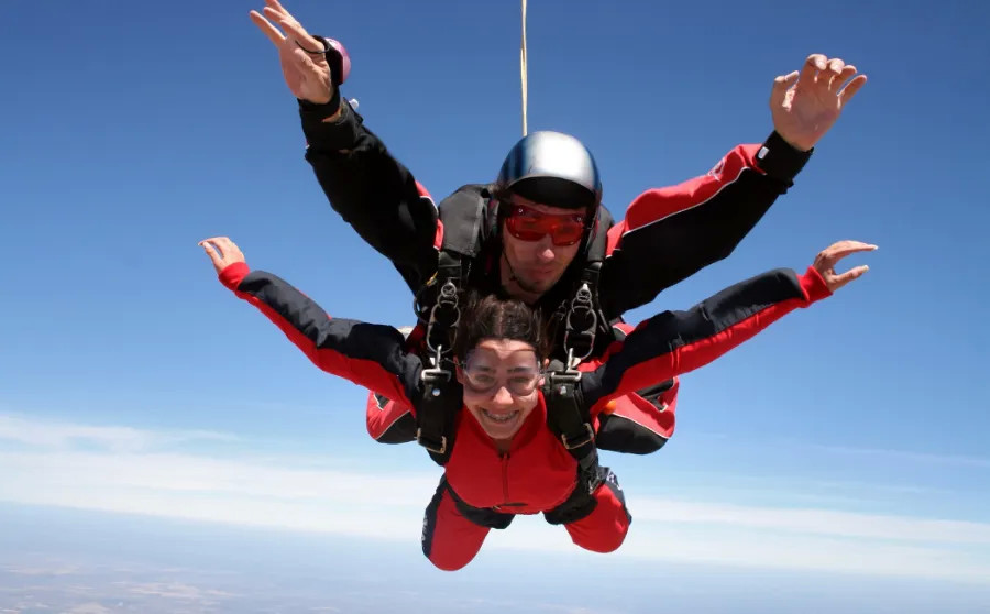 Sky Dive at the Palm