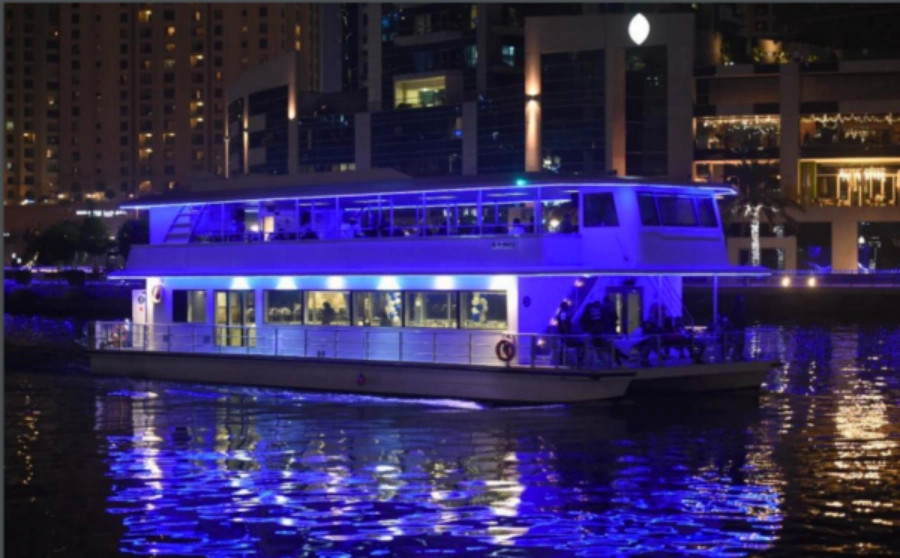 Dubai Marina Catamaran Cruise with Dinner