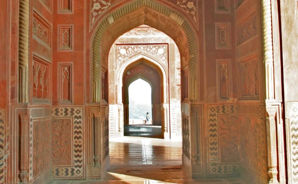Taj Mahal with Main Mausoleum entry