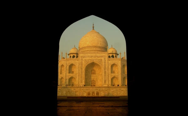 Taj Mahal with Main Mausoleum entry